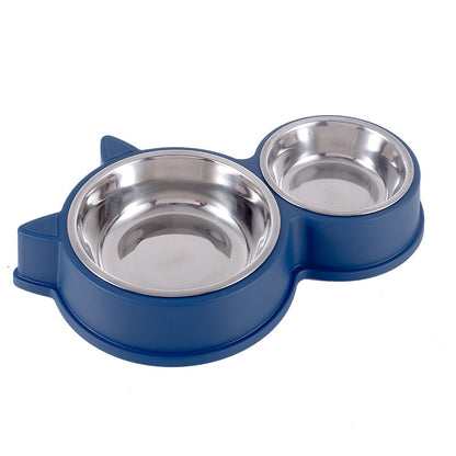 Dogs And Cats Anti-tumble Double Bowl Automatic Drinking Pet