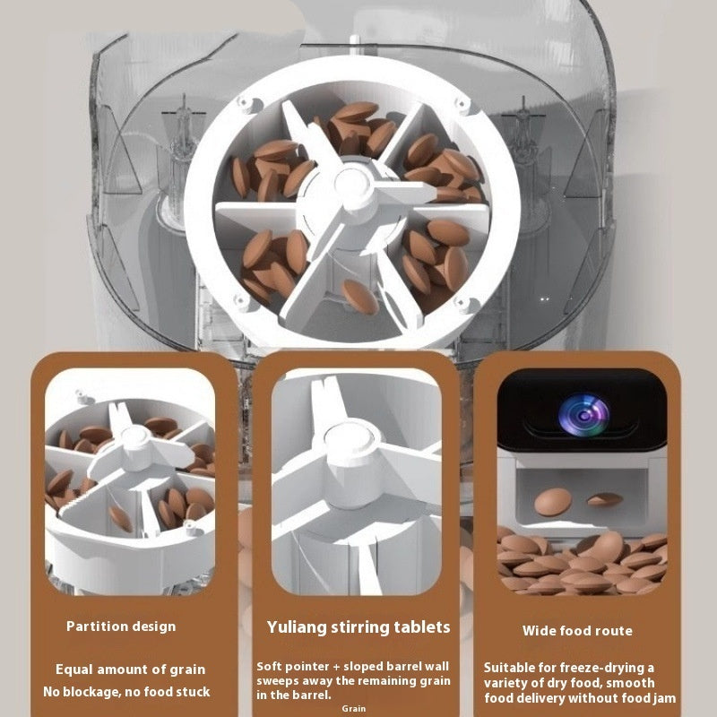 Pet Zen Smart WiFi Auto Feeder With HD Camera For Pet Care