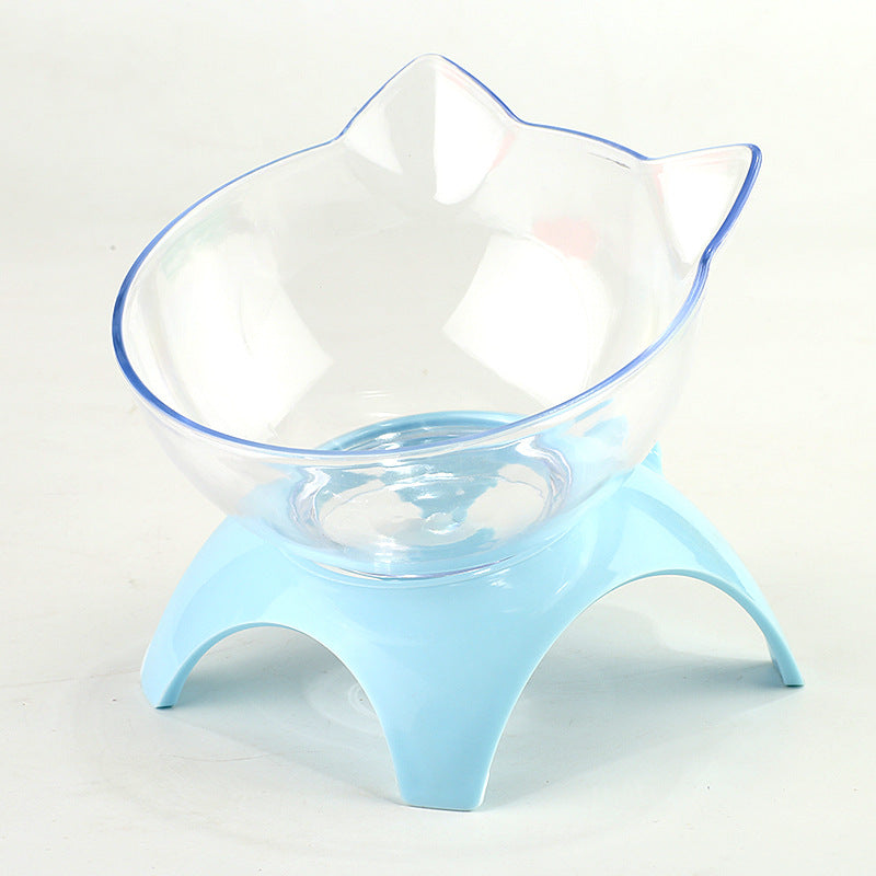 Ergonomic Ceramic Cat Bowl Elevated Whisker-Friendly