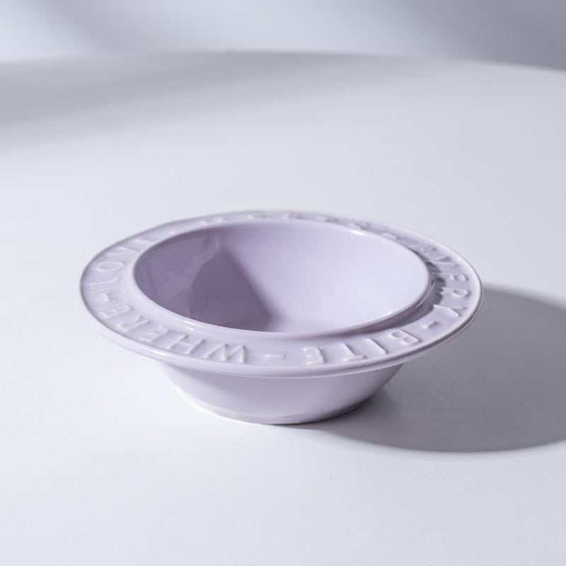 Ceramic Elevated Cat Bowl for Healthy Neck and Spine Relief