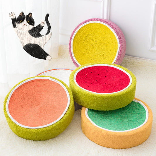 Purrfect Pet Kingdom Cat Scratch Board Big Cat Toy Corrugated Cat Paper Bowl With (White) - Premium Cat Scratching
