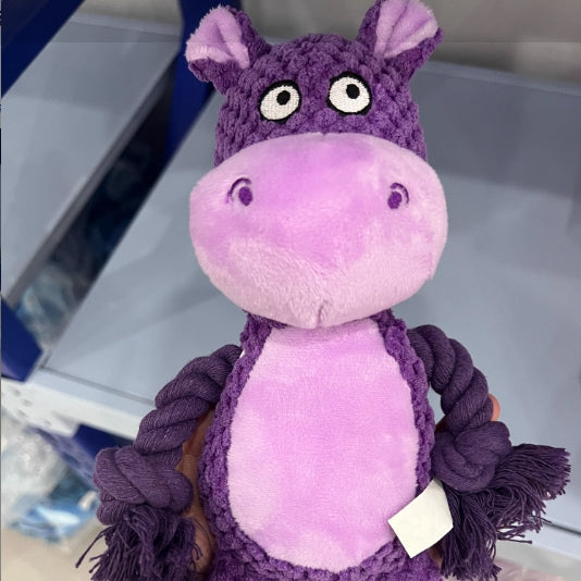 Cotton Rope Plush Interactive Dog Toy for Engaging Tug Play