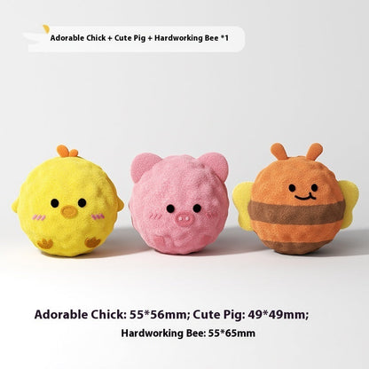 Dog Cartoon Acanthosphere Sounding Toy Pet Molar Teeth