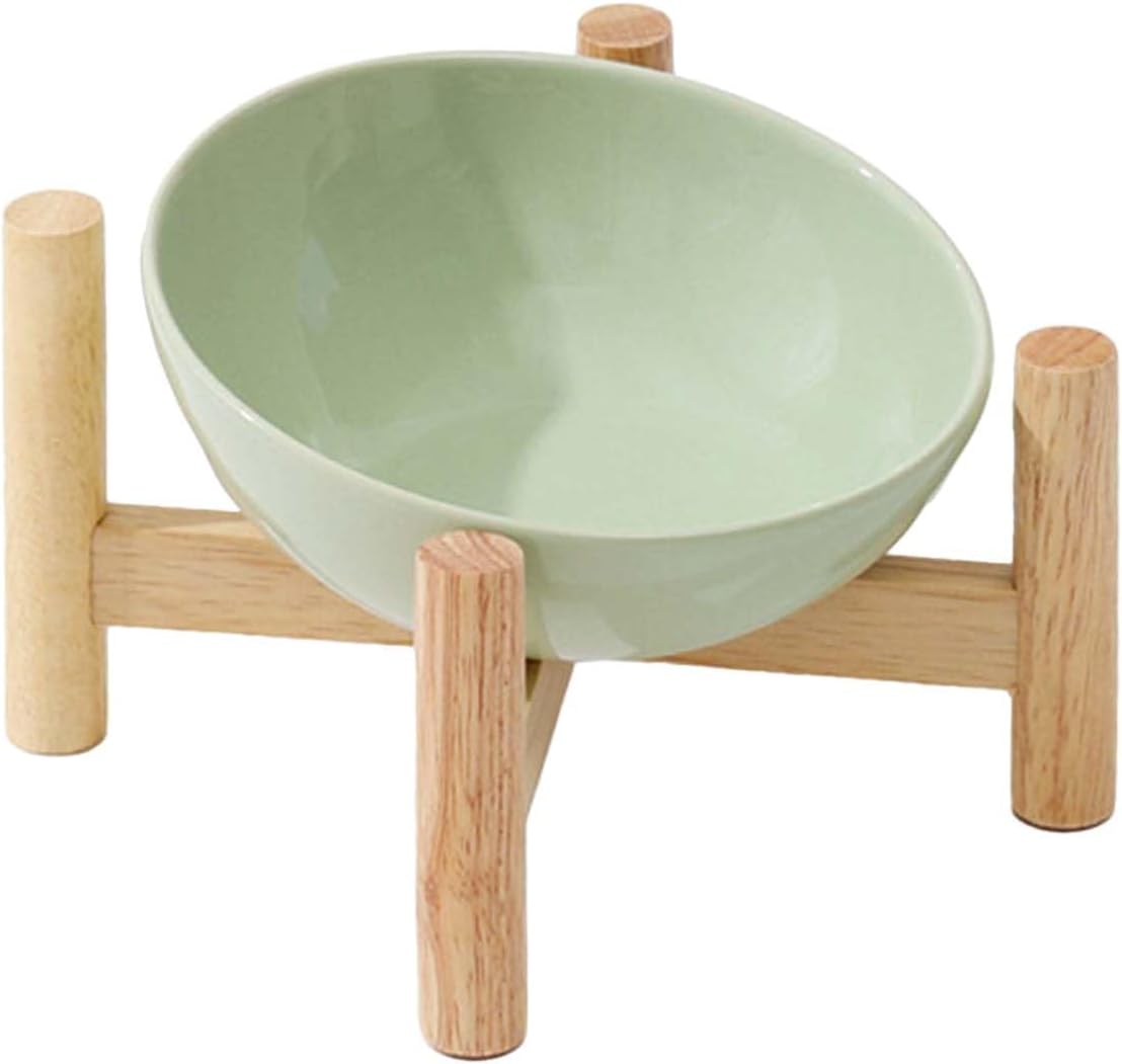 Elevated Raised Bowl For Indoor Cats, Cat Basic Bowls Dish
