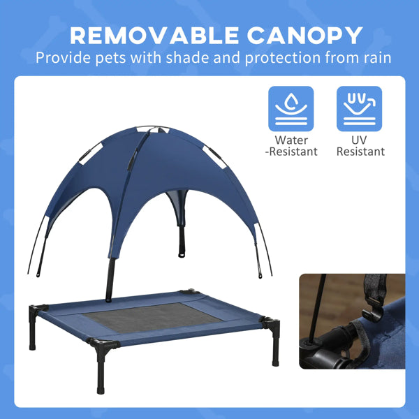 Outdoor Dog Cot - Raised Cooling Pet Bed for Large Dogs