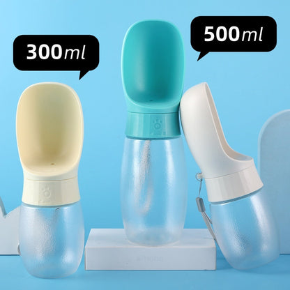 Pet Portable Cup Outdoor Water Feeding Light Type Kettle