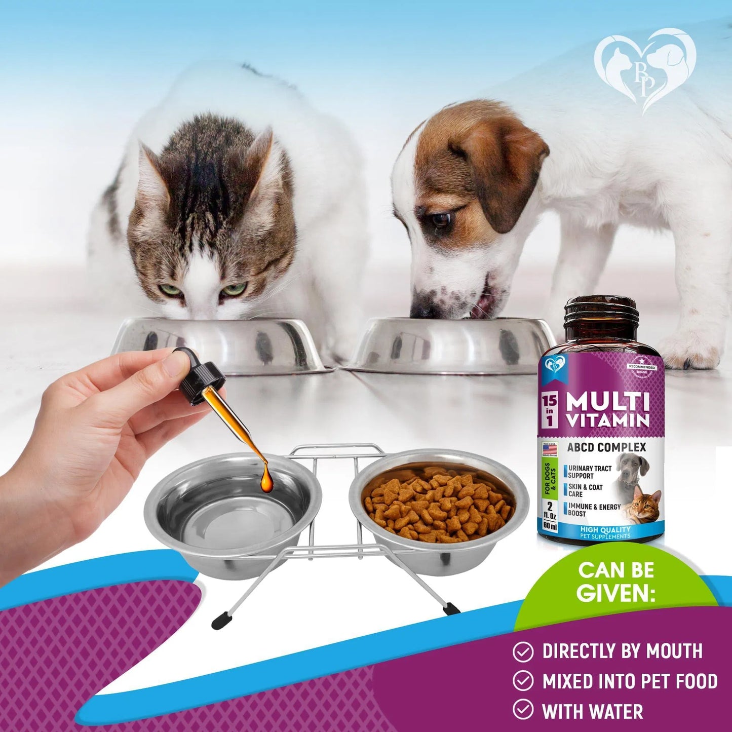 Pet Multi-Vitamins - Joint & Immune Support for Dogs & Cats