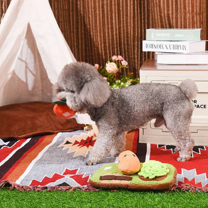 Puppy Grow A Garden Sniffle Veggies Interactive Plush Dog Toy Set - 3 Pc