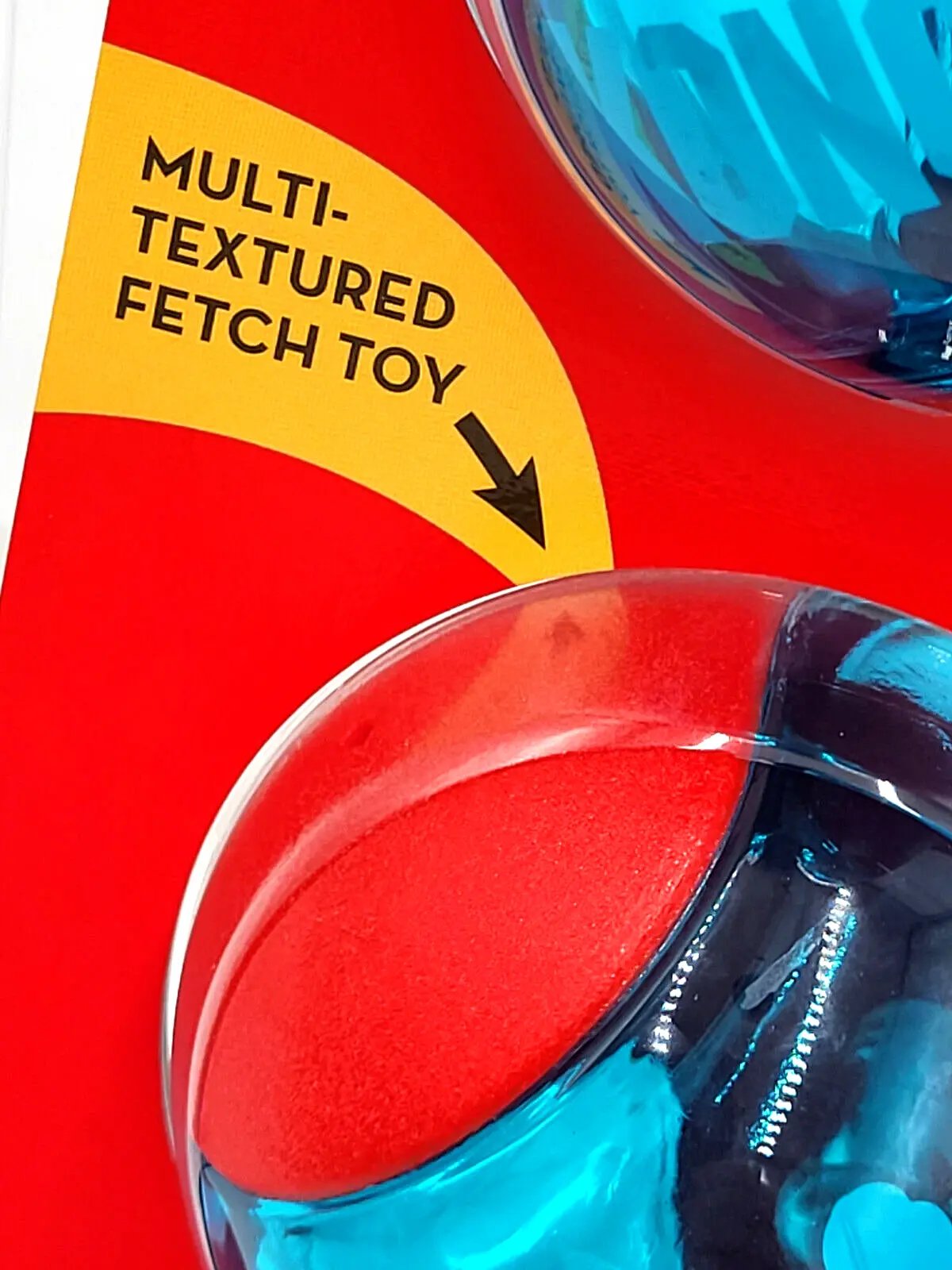 KONG Squeezz Action Ball Medium Red 3 Pack Textured Squeaky Toy