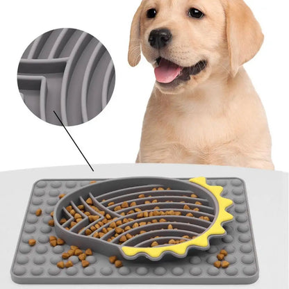 Slow Feeder Dog Bowls Stable Slow Feeder Licking Mat For
