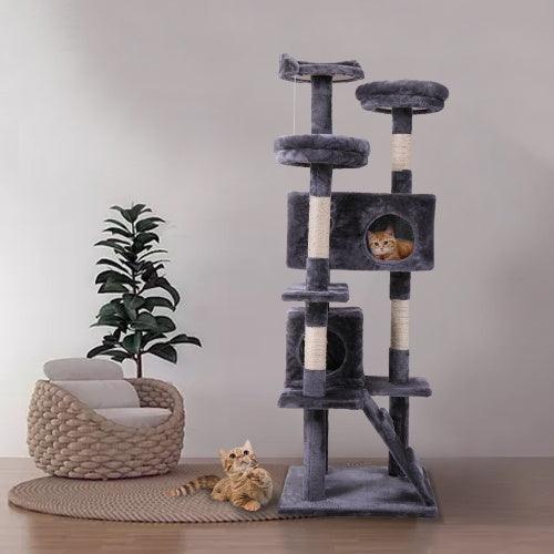 Cat Tree Cat Tower With Catching Ball