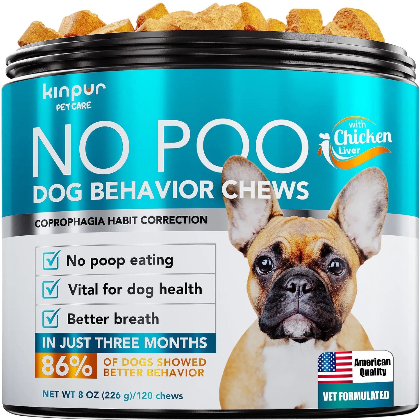 Dog No Poo Chews - Probiotic Supplement to Stop Stool Eating