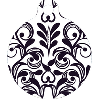 Damask HD Dog ID Tag