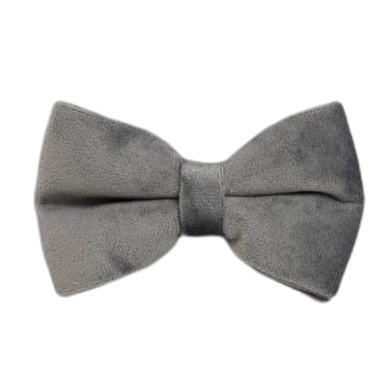 Luxurious Personalized Dark Grey Velvet Bed for Small Pets