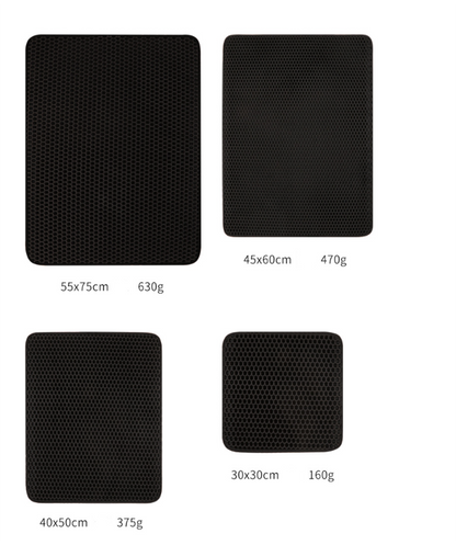 Cat Litter Mat Honeycomb Trapping Pad Large ✅
