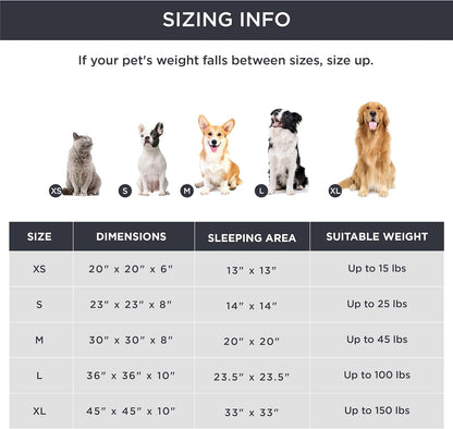 Pet Bed Anti-Slip Round Fluffy Plush Faux Fur 15 Lbs 🛏️
