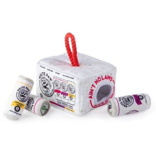 White Paw Grrriety Pack Interactive Activity House Dog Toy
