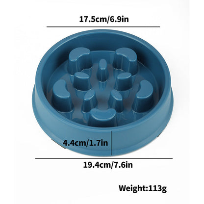 Dog Anti-Chye Pet Bowl Slow Food Bowl Basin