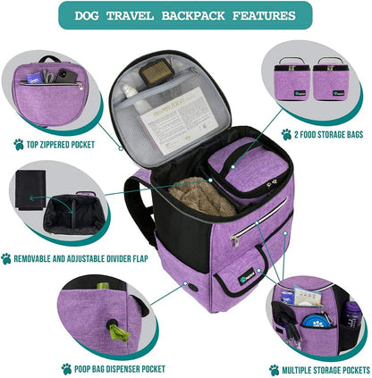 Dog Travel Backpack Carrier Bag Airline Approved 🎒