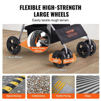 Four-wheeled Rotating Dog Stroller