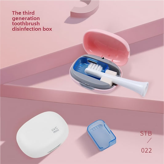 UV Toothbrush Sanitizer Box - Portable Sterilization Case