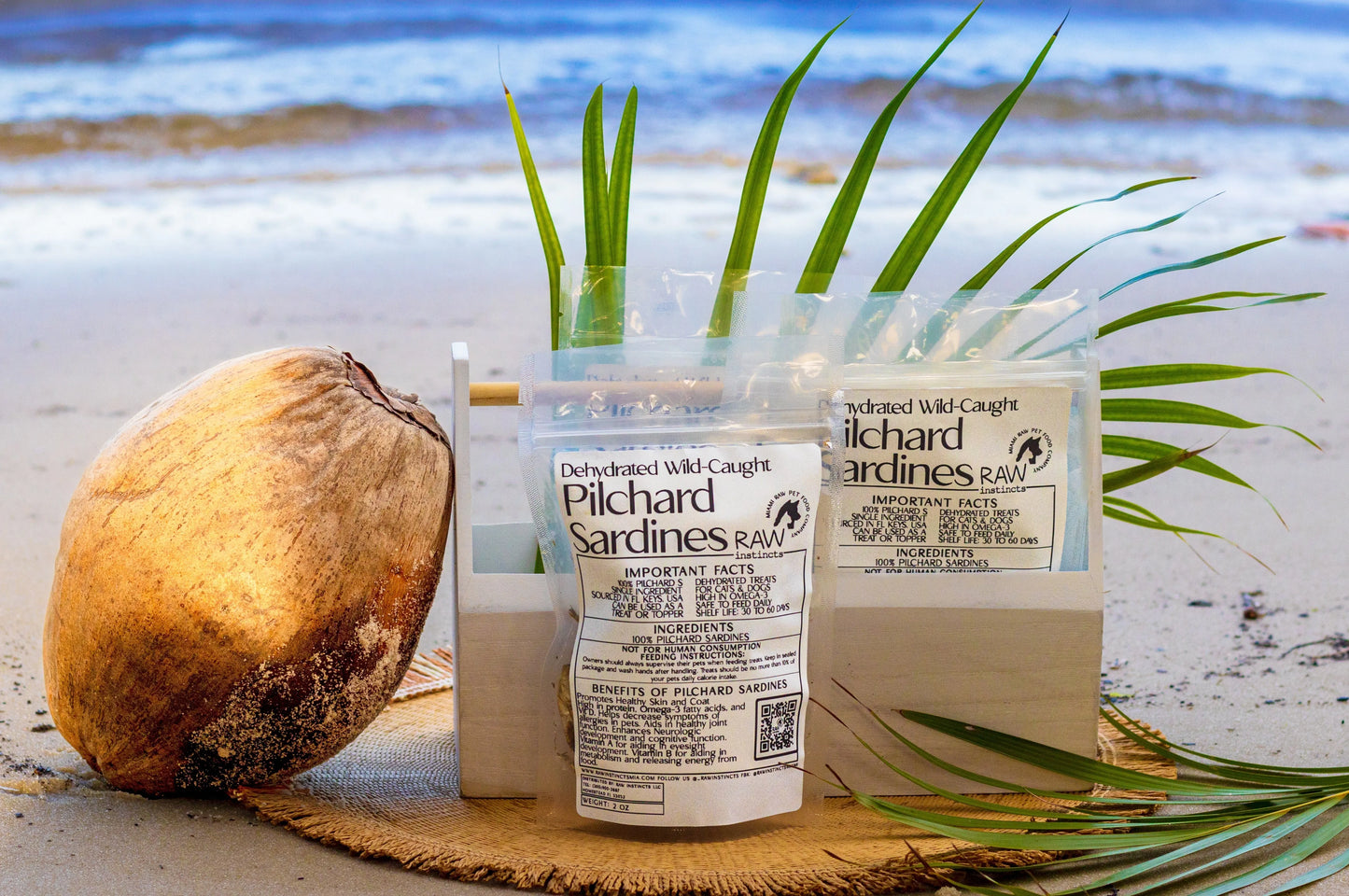 Dehydrated Wild Caught Pilchard Sardines for Cats and Dogs by Raw Instincts, 14.99, natural food for pets, healthy treat o...