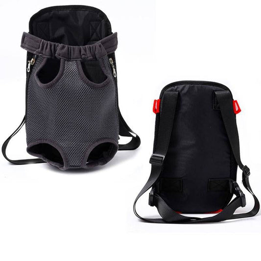 Purrfect Pet Kingdom Denim Dog Carrier Backpack Purrfect Pet Kingdom