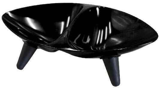 Purrfect Pet Kingdom Designer Double Dish for Pets S3BKDPB Purrfect Pet Kingdom