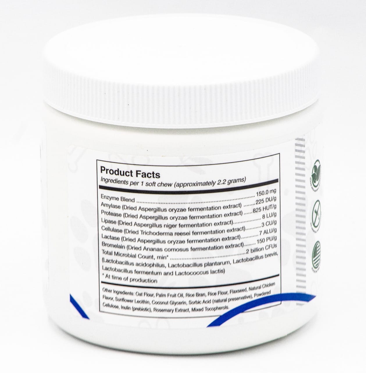 Advanced Probiotic Digestive Chews for Dogs Sensitive Stom