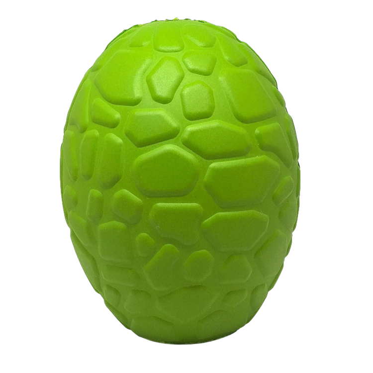 Dinosaur Egg eDispenser Durable Rubber Chew Toy & Treat Dispenser