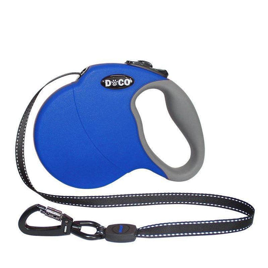 Purrfect Pet Kingdom Retractable Dog Leash - Hands-Free Walking Solution S Blue Purrfect Pet Kingdom