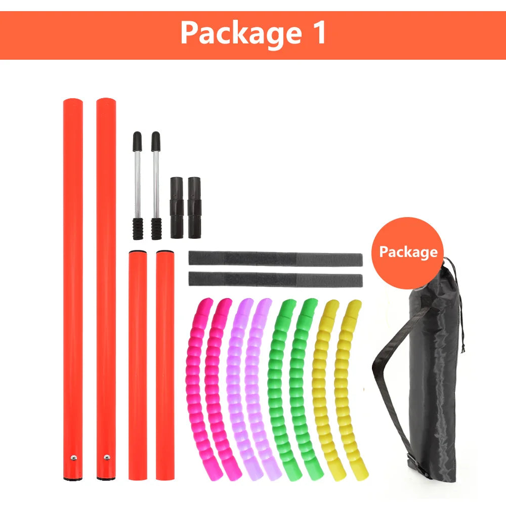 dsers Dog Agility Training Set with Adjustable Obstacles - pet exercise equip - THRIXINE