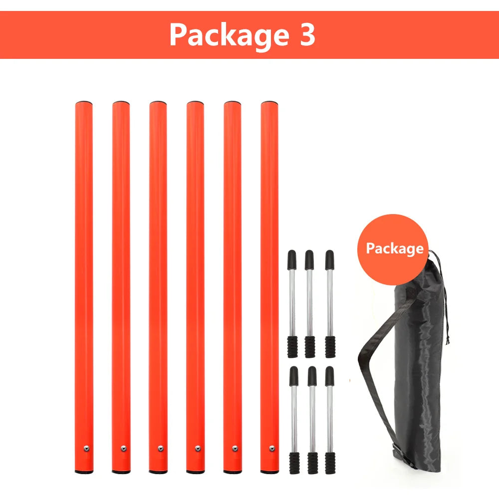 dsers Dog Agility Training Set with Adjustable Obstacles - pet exercise equip - THRIXINE