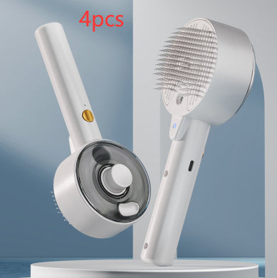 MANDOTOS dog and cat hair removal tool with ergonomic design for effective pet grooming