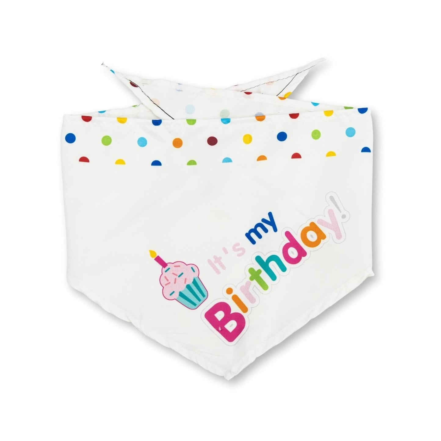 Dog Toy 4-Piece Birthday Kit Celebrate in Style with Bandana - size and texture image for dog toy
