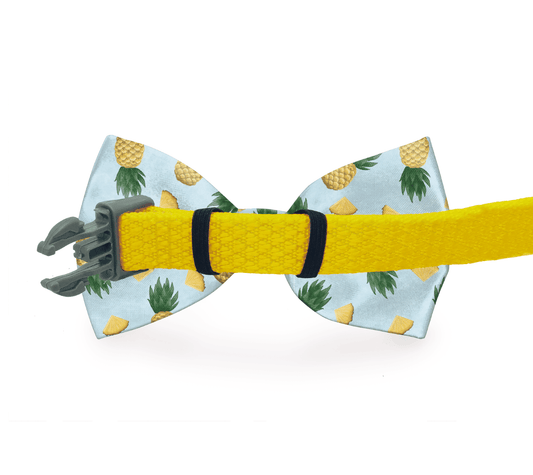Purrfect Pet Kingdom Pineapple Dog Bow Tie for Pets Purrfect Pet Kingdom