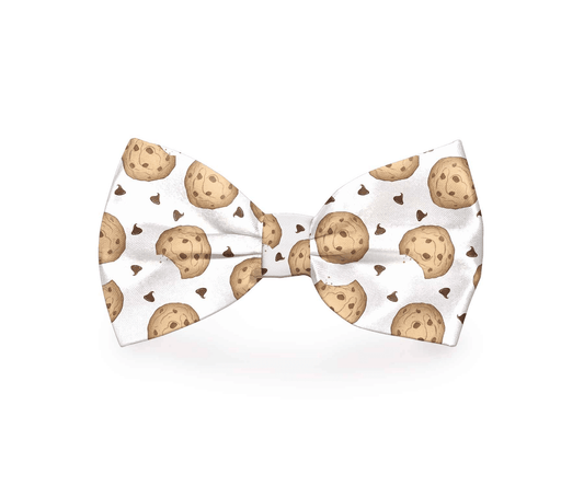 Purrfect Pet Kingdom Cookie Print Dog Bow Tie Default Title Purrfect Pet Kingdom