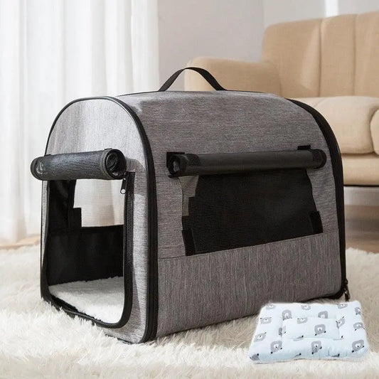 Purrfect Pet Kingdom Dog Carrier Backpack for Travel Xl Gray Padded Purrfect Pet Kingdom
