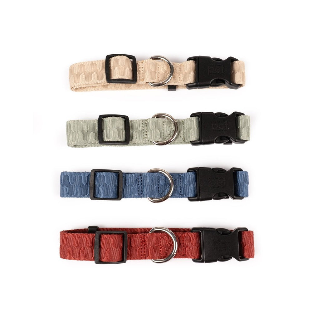 Dog Collar- Checkered Wave