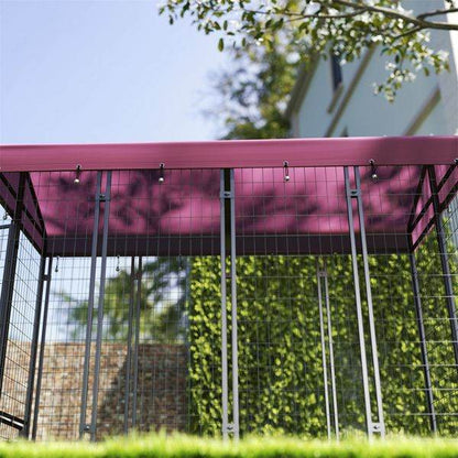 Purrfect Pet Kingdom Outdoor Dog Crate with Secure Lock Purrfect Pet Kingdom