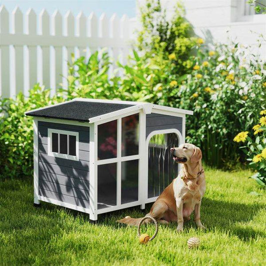 Purrfect Pet Kingdom Dog Crate with Ventilation Window as picture Purrfect Pet Kingdom