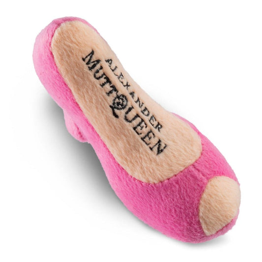 Alexander Muttqueen Pink Shoe Plush Squeak Dog Toy