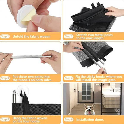 Dog Gate Clever Mesh Dog Fence