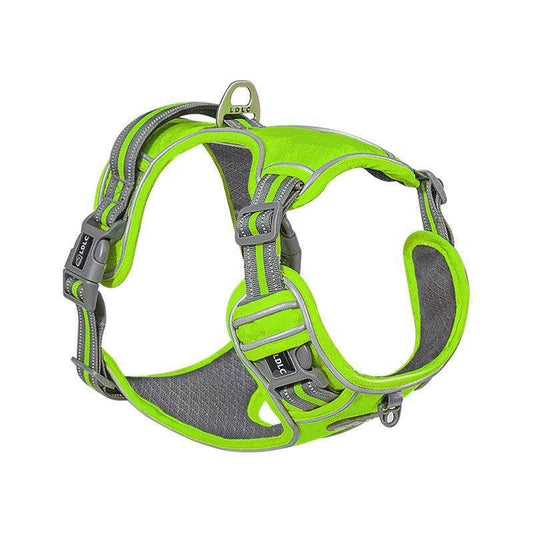 Purrfect Pet Kingdom Dog Harness for Active Dogs - No-Pull, Adjustable S Green Purrfect Pet Kingdom