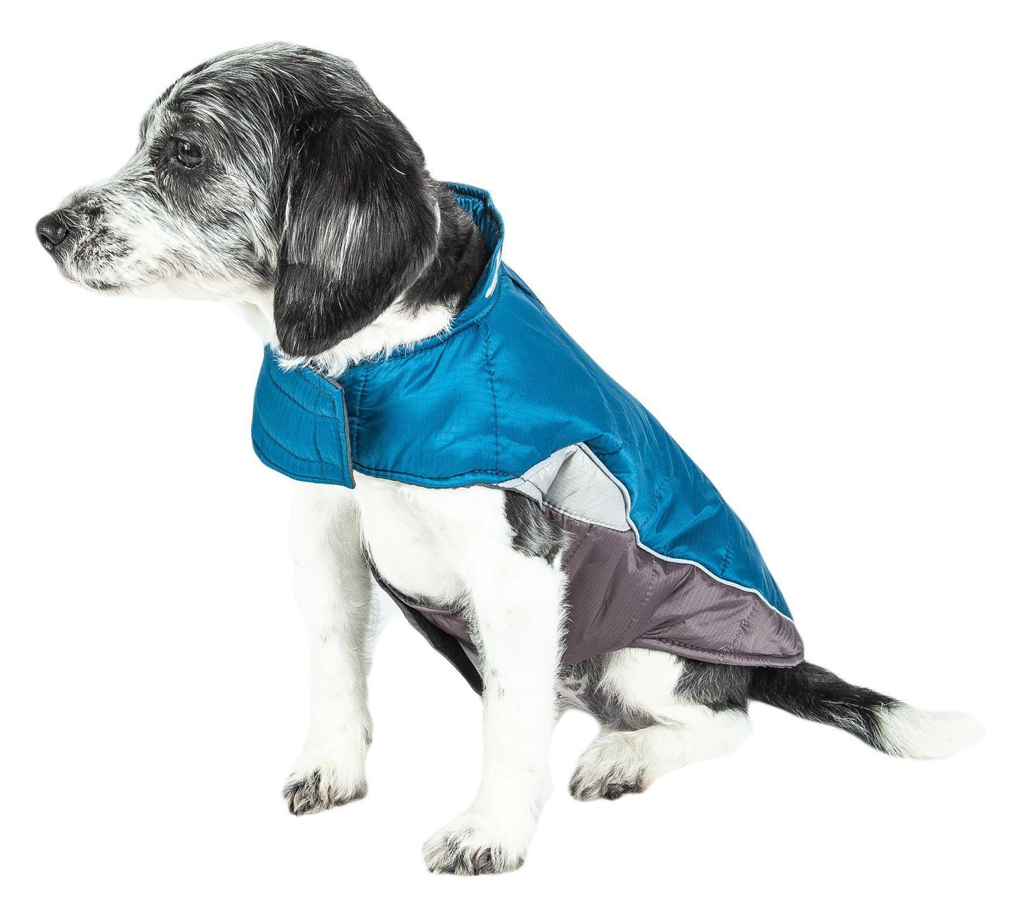 Dog Helios ® Hurricane-Waded Plush 3M Reflective Insulated Winter Dog Coat