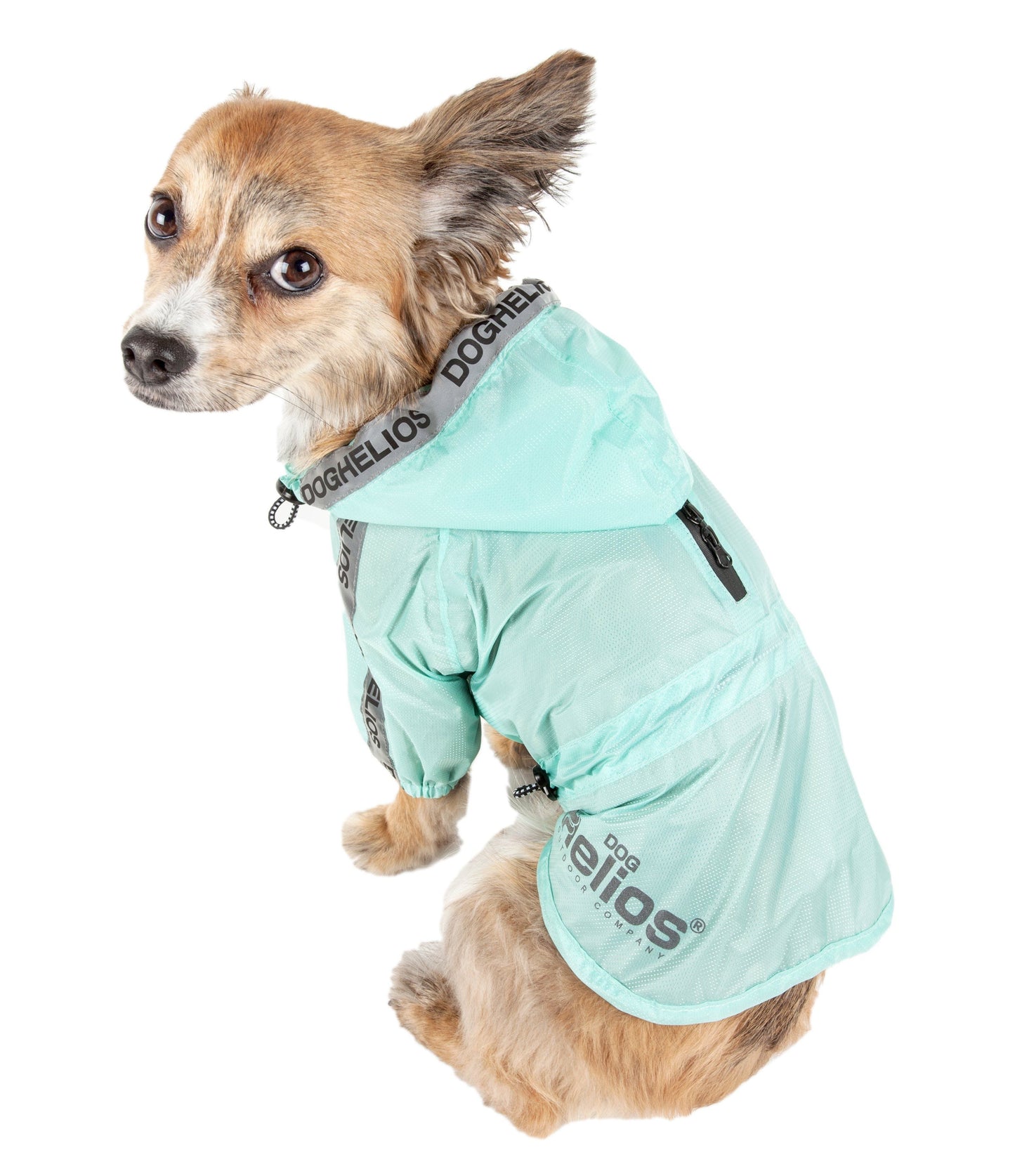 Dog Helios ® 'Torrential Shield' Adjustable and Waterproof Dog Raincoat Poncho