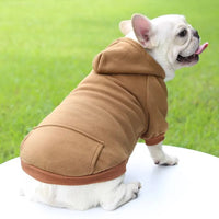 My Store Red Dog Hooded Sweater Cozy Pet Clothing