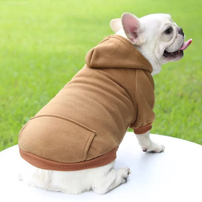 My Store Red Dog Hooded Sweater Cozy Pet Clothing - pet clothing - THRIXINE