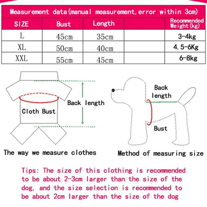 My Store Red Dog Hooded Sweater Cozy Pet Clothing - pet clothing - THRIXINE