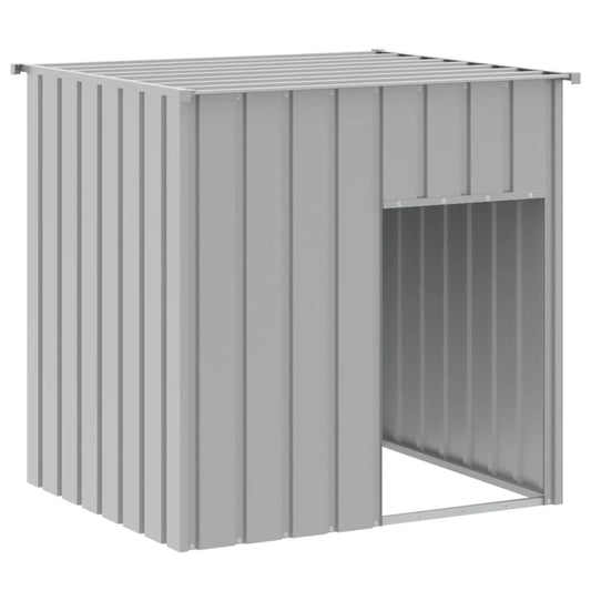 Purrfect Pet Kingdom Weatherproof Gray Dog House Purrfect Pet Kingdom